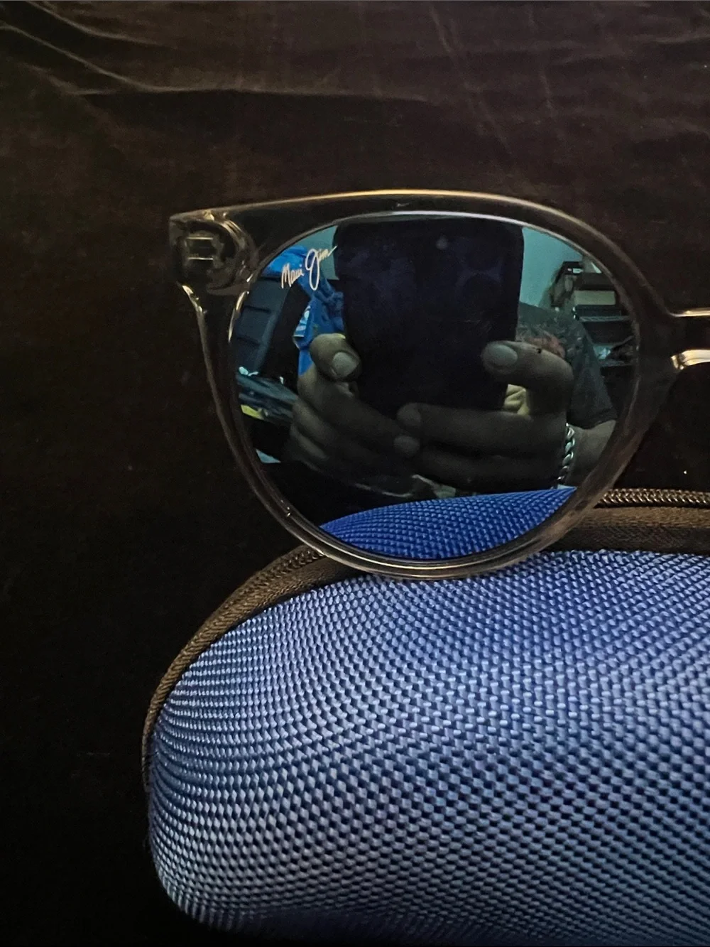 Maui Jim MEHANA Women’s Sunglasses with Blue Mirrored Lenses MADE IN ITALY 🇮🇹